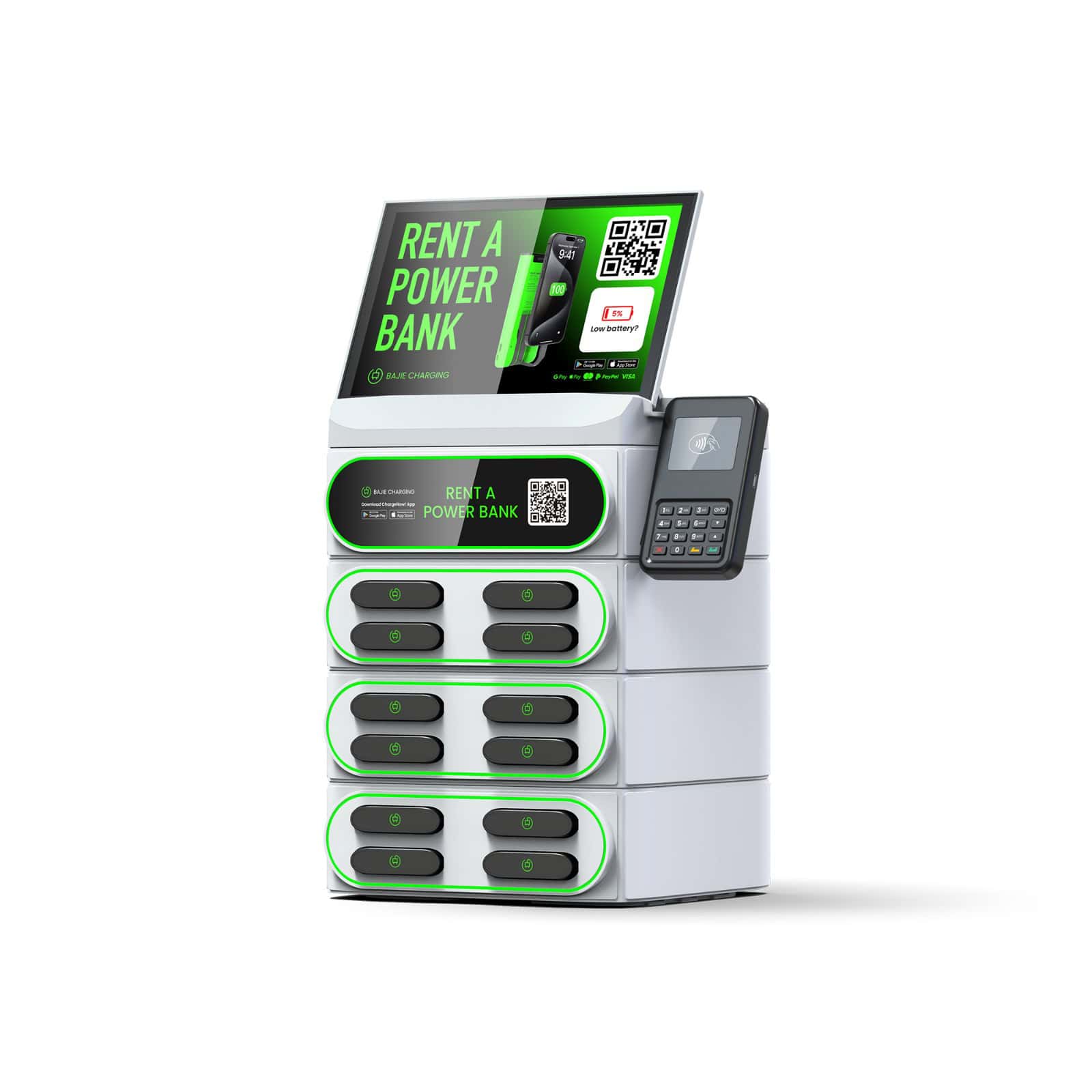 12 Powerbank Rental Kiosk